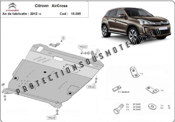 Cache sous moteur et de la boîte de vitesse Citroen Aircross