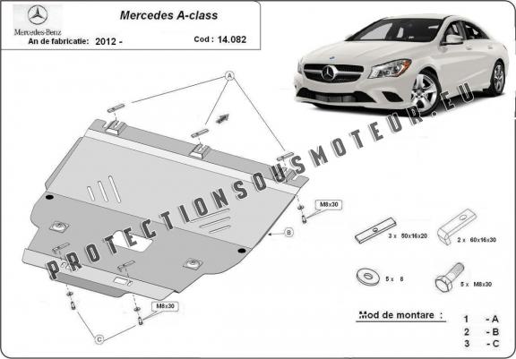 Cache sous moteur et de la boîte de vitesse Mercedes A-Class W176