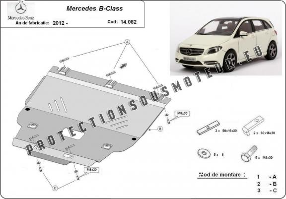 Cache sous moteur et de la boîte de vitesse Mercedes B-Class W246