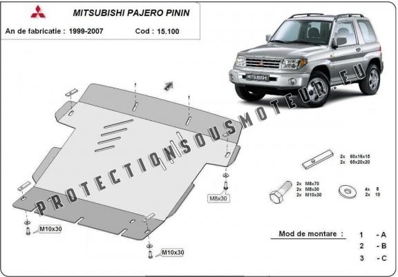 Cache Sous Moteur Mitsubishi Pajero Pinin