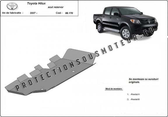 Cache de protection de réservoir Toyota Hilux