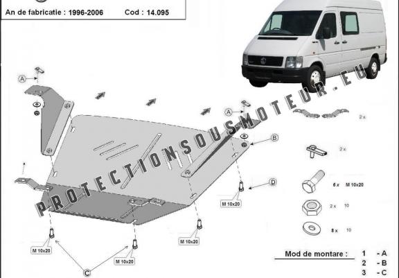 Cache Sous Moteur Volkswagen LT