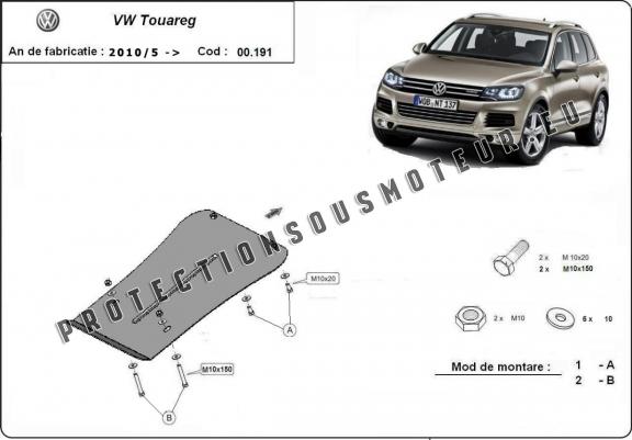 Cache de protection de la boîte de vitesse VW Touareg