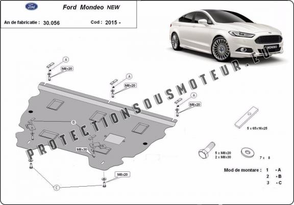 Cache sous moteur et de la boîte de vitesse Ford Mondeo 5