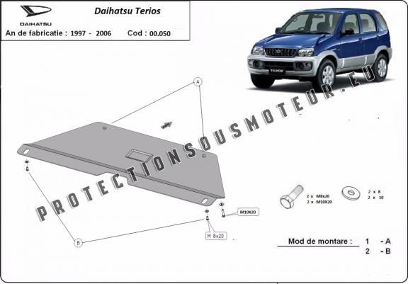 Cache de protection de la boîte de vitesse Daihatsu Terios