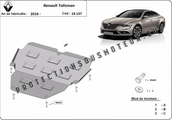 Cache sous moteur et de la boîte de vitesse  Renault Talisman