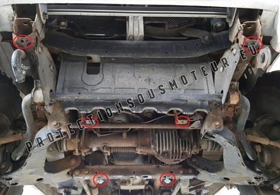 Cache de protection de la boîte de vitesse Mitsubishi Pajero 3 (V60, V70)