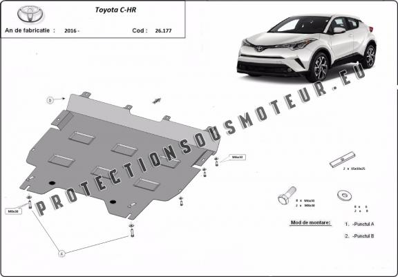 Cache sous moteur et de la boîte de vitesse Toyota C-HR