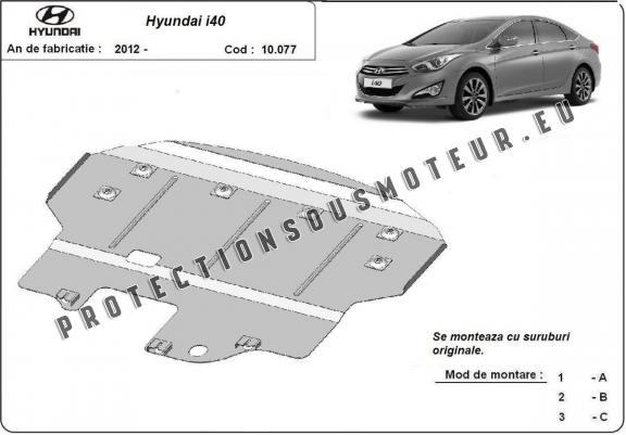 Cache sous moteur et de la boîte de vitesse Hyundai i40