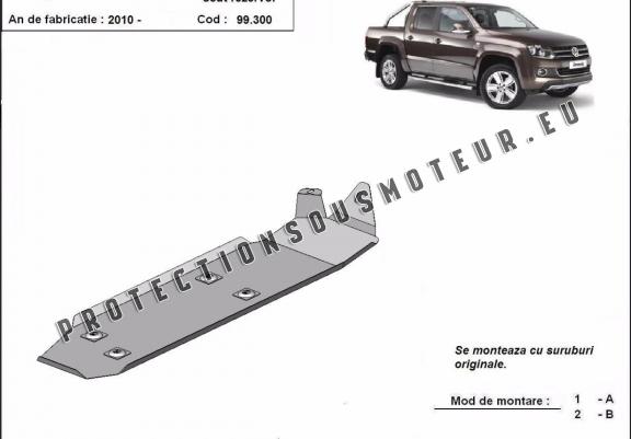 Cache de protection de réservoir Volkswagen Amarok