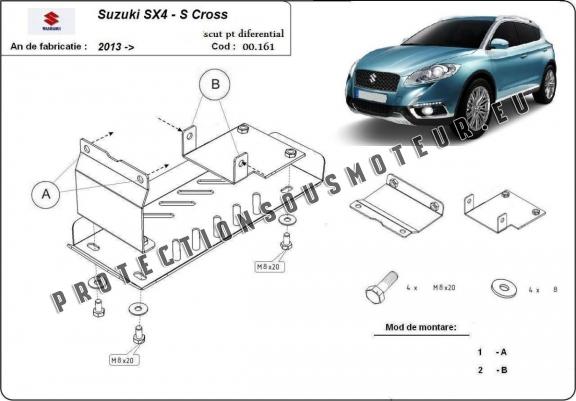 Cache de protection du différentiel Suzuki S-Cross - 4WD