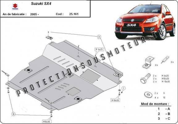 Cache sous moteur et de la boîte de vitesse Suzuki SX 4