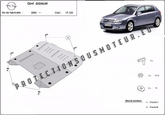 Cache sous moteur et de la boîte de vitesse Opel Signum