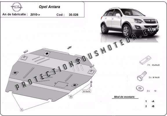 Cache sous moteur et de la boîte de vitesse Opel Antara