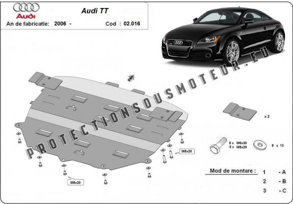 Cache sous moteur et de la boîte de vitesse Audi TT