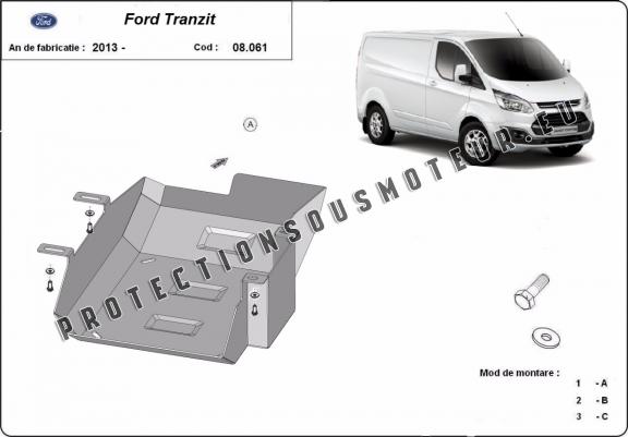 Cache de protection réservoir AdBlue Ford Transit Custom