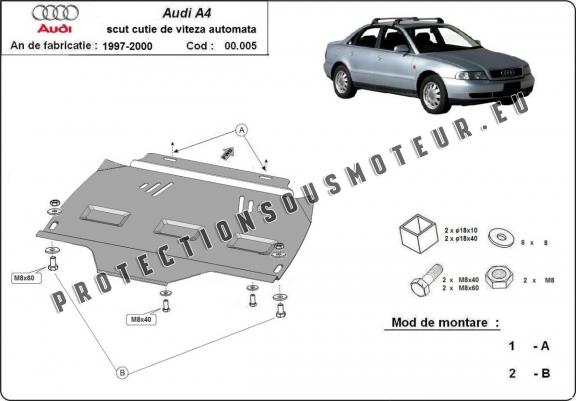 Cache de protection de la boîte de vitesse Audi A4 B5 - automatique