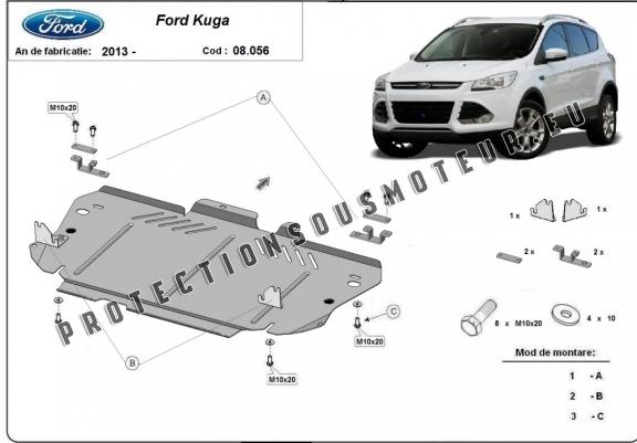 Cache sous moteur et de la boîte de vitesse Ford Kuga