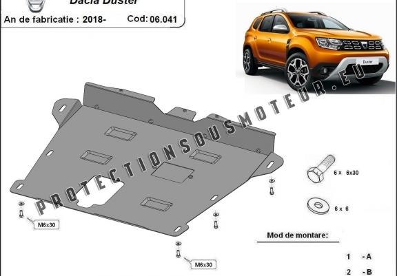 Cache sous moteur et de la boîte de vitesse Dacia Duster