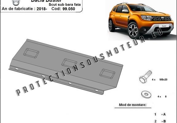 Cache de protection de pare-choc avant Dacia Duster