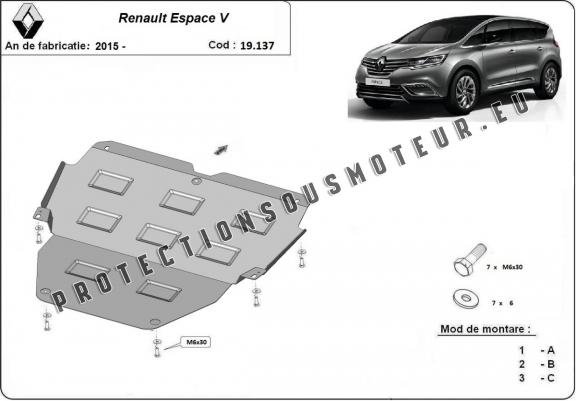 Cache sous moteur et de la boîte de vitesse  Renault Espace 5