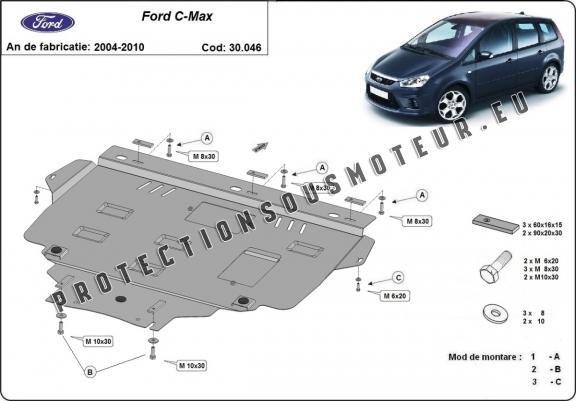 Cache sous moteur et de la boîte de vitesse Ford C - Max