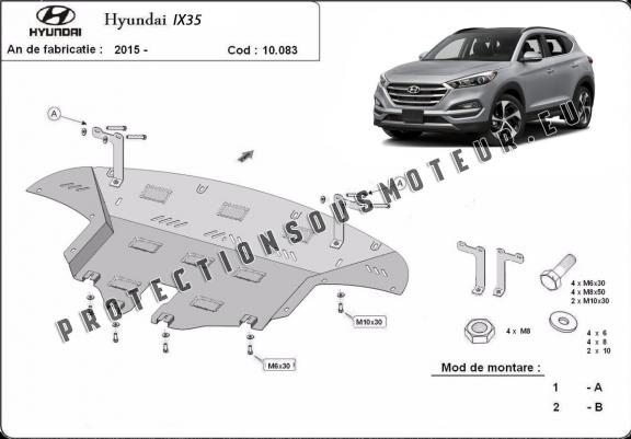 Cache sous moteur et de la boîte de vitesse Hyundai IX35