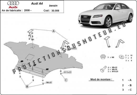 Cache sous moteur et de la radiateur Audi A4 B8 All Road petrol