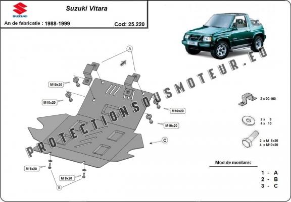 Cache sous moteur et de la radiateur Suzuki Vitara