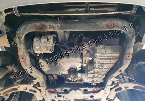 Cache sous moteur et de la boîte de vitesse Volkswagen Transporter T6.1