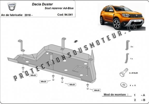 Cache de protection réservoir AdBlue Dacia Duster