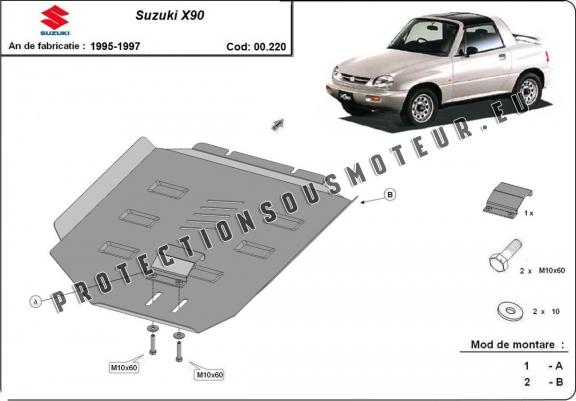 Cache de protection de la boîte de vitesse Suzuki X90