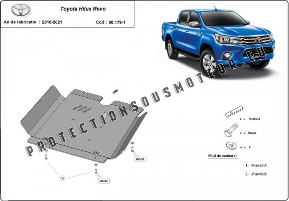 Cache de protection de la boîte de vitesse Toyota Hilux Revo