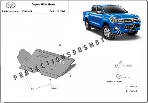 Cache Sous Moteur Toyota Hilux Revo