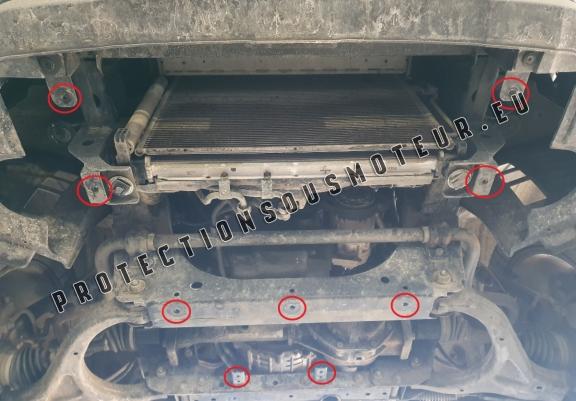 Cache sous moteur et de la radiateur SsangYong Rexton