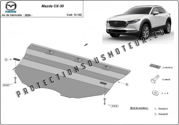 Cache sous moteur et de la boîte de vitesse Mazda CX-30