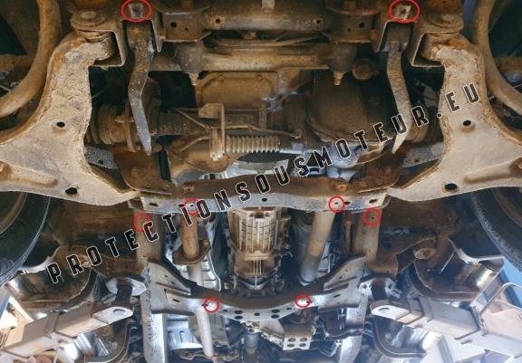 Cache sous moteur et de la boîte de vitesse Fiat Fullback