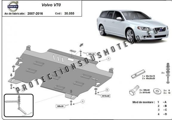 Cache sous moteur et de la boîte de vitesse Volvo V70