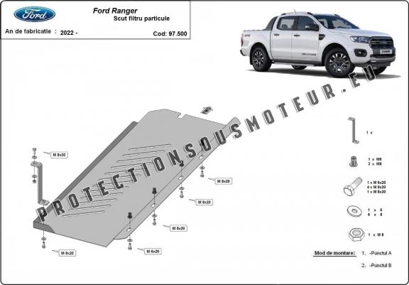 Cache de protection DPF Ford Ranger