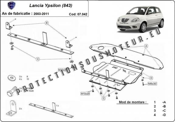 Cache sous moteur et de la boîte de vitesse v