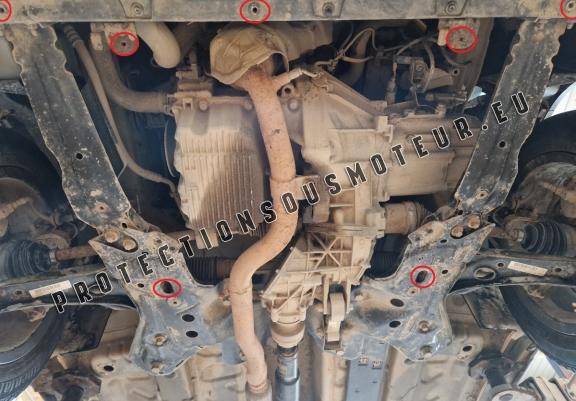 Cache sous moteur et de la boîte de vitesse Fiat Panda 4x4