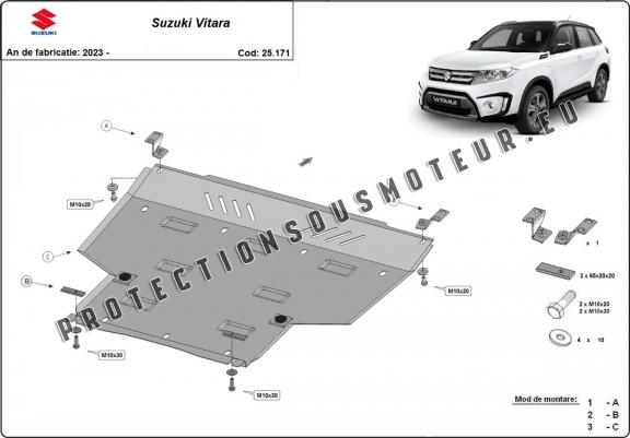 Cache sous moteur et de la boîte de vitesse Suzuki Vitara