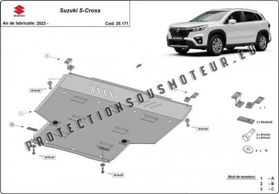 Cache sous moteur et de la boîte de vitesse Suzuki S-Cross