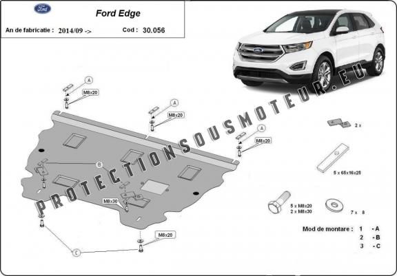 Cache sous moteur et de la boîte de vitesse Ford Edge