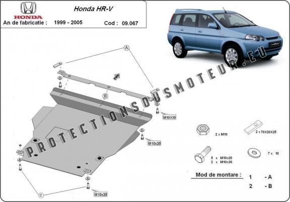 Cache sous moteur et de la boîte de vitesse Honda HR-V