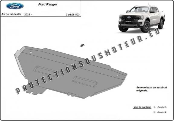 Cache de protection de radiateur Ford Ranger