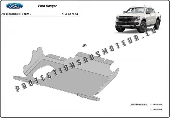 Cache Sous Moteur Ford Ranger