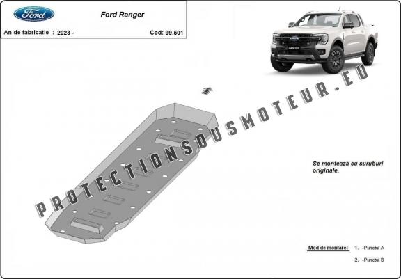 Cache de protection de réservoir Ford Ranger