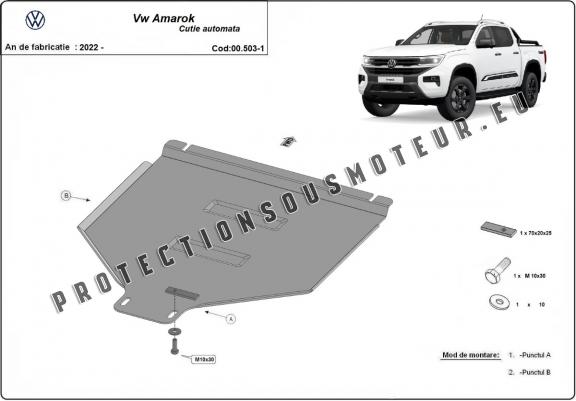 Cache de protection de la boîte de vitesse automatique Volkswagen Amarok