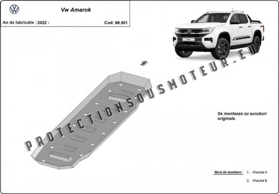 Cache de protection de réservoir Volkswagen Amarok